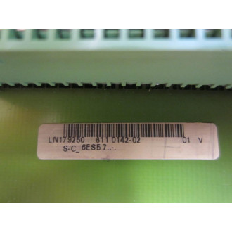 Siemens 811-0261-01B 6ES57.. 7-Slot Rack 8110142-02 - Used