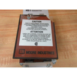 Moore Industries RBT3W80-1604-20MA117AC-EZ60.25(AB) Transmitter - Used