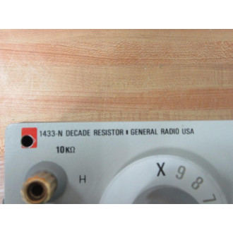 General Radio 1433-N Decade Resistor 1433N - Used