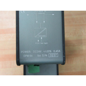 IBA DPM 64 Monitoring Device DPM64 - Used