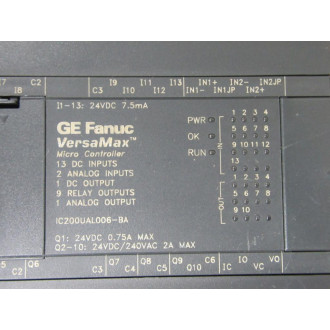 GE Fanuc IC200UAL006-BA VersaMax Micro Controller IC200UAL006BA - Used