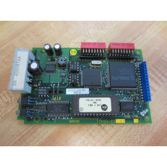 Allen Bradley 74103-013-51 PC Computer Bd 74103-119-51 7410301351 Rev.L - Used
