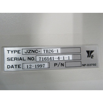 Yaskawa Electric JZNC-TB26-1 Teach Pendant JZNCTB261 - Used