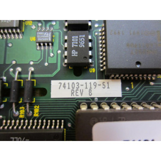 Allen Bradley 74103-013-51 PC Computer Bd 74103-119-51 Rev.K - Used