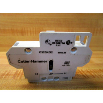 Eaton C320KG2 Cutler Hammer Auxiliary Contact
