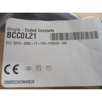 Balluff BCC S518-0000-1Y-133-PS0825-050 Single-Ended Cordset BCC0L21