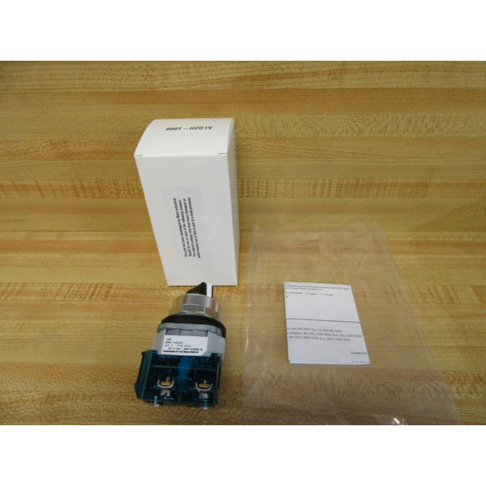 Allen Bradley 800T-H2D1V Selector Switch 2 Pos 800TH2D1V Allen Bradley 800T-H2D1V Selector Switch 2 Pos 800TH2D1V