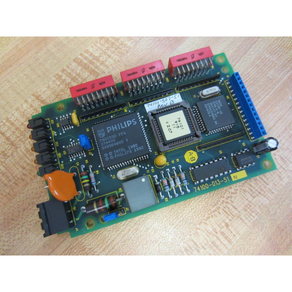 Allen Bradley 74100-013-51 Remote IO Bd 74101-507-51 Rev.N - Used