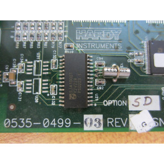 Hardy Instruments 0535-0499-03 Main Controller wFront Panel 0535049903 - Used