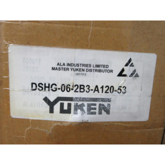 Yuken DSHG-06-2B3-A120-53 Directional Valve DSHG062B3A12053