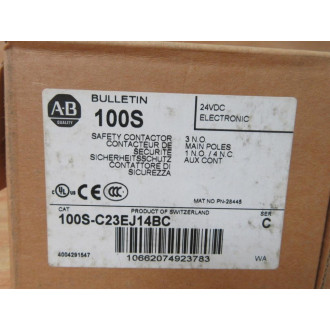 Allen Bradley 100S-C23EJ14BC Safety Contactor 100SC23EJ14BC