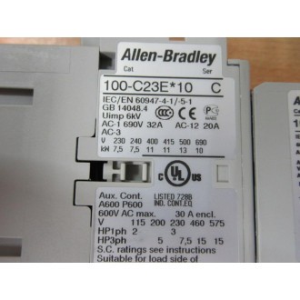 Allen Bradley 100S-C23EJ14BC Safety Contactor 100SC23EJ14BC
