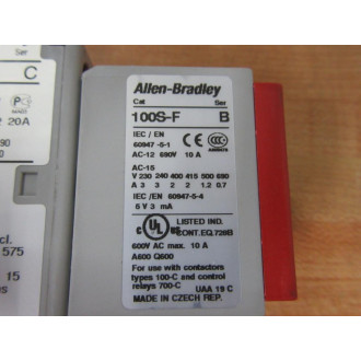 Allen Bradley 100S-C23EJ14BC Safety Contactor 100SC23EJ14BC