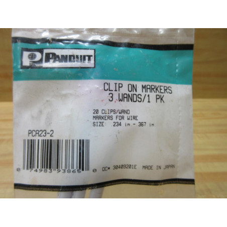 Panduit PCA23-2 Wire Marker PCA232 (Pack of 60)