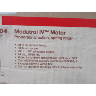 Honeywell M9185D 1004 Modutrol IV Motor M9185D1004