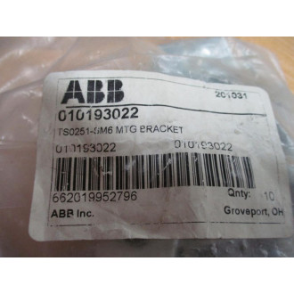 ABB 01019302 Mounting Bracket TS0251-SM6 (Pack of 10)
