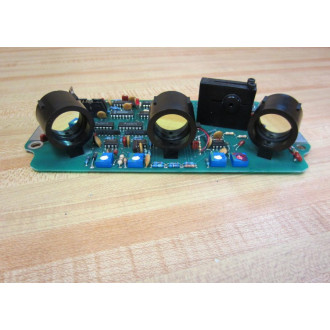 Eastco L4091006 Circuit Board w3 Circular Mirrors 900911 - Used
