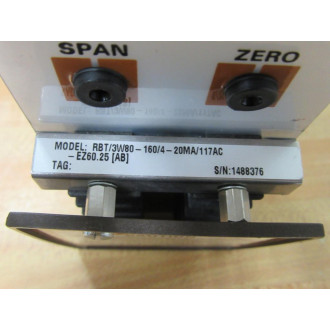Moore Industries RBT3W80-1604-20MA117AC-EZ60.25(AB) Transmitter - New No Box