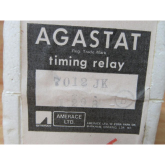 Agastat 7012 JK Timing Relay 7012JK 1 To 300 seconds