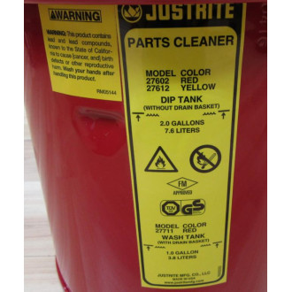 Justrite 27602 Dip Tank