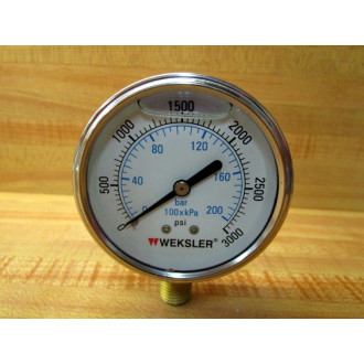 Weksler BY12YPT4LW Pressure Gauge Weksler BY12YPT4LW Pressure Gauge