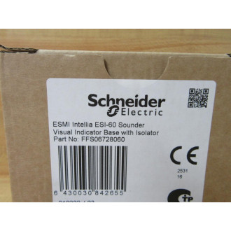 Schneider FFS06728060 Visual Indicator Base W Isolator