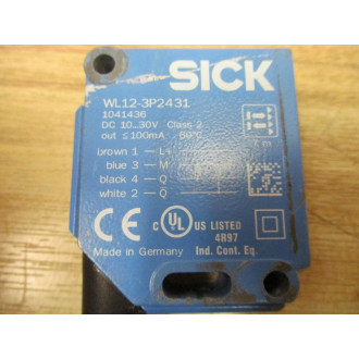 Sick WL12-3P2431 Photoelectric Sensor WL123P2431 - New No Box