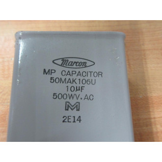 Marcon 50MAK106U Rectangle MP Capacitor WBracket - New No Box