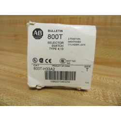 Allen Bradley 800T-H33A2 Selector Switch 2-Position 800TH33A2