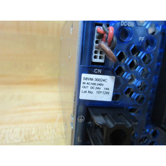 Omron S8VM-30024C Power Supply S8VM30024C WChipped Block - Used