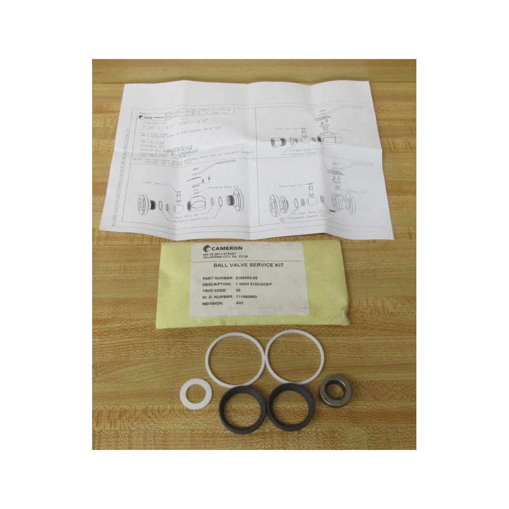 Cameron 2168303-02 Service Kit 216830302