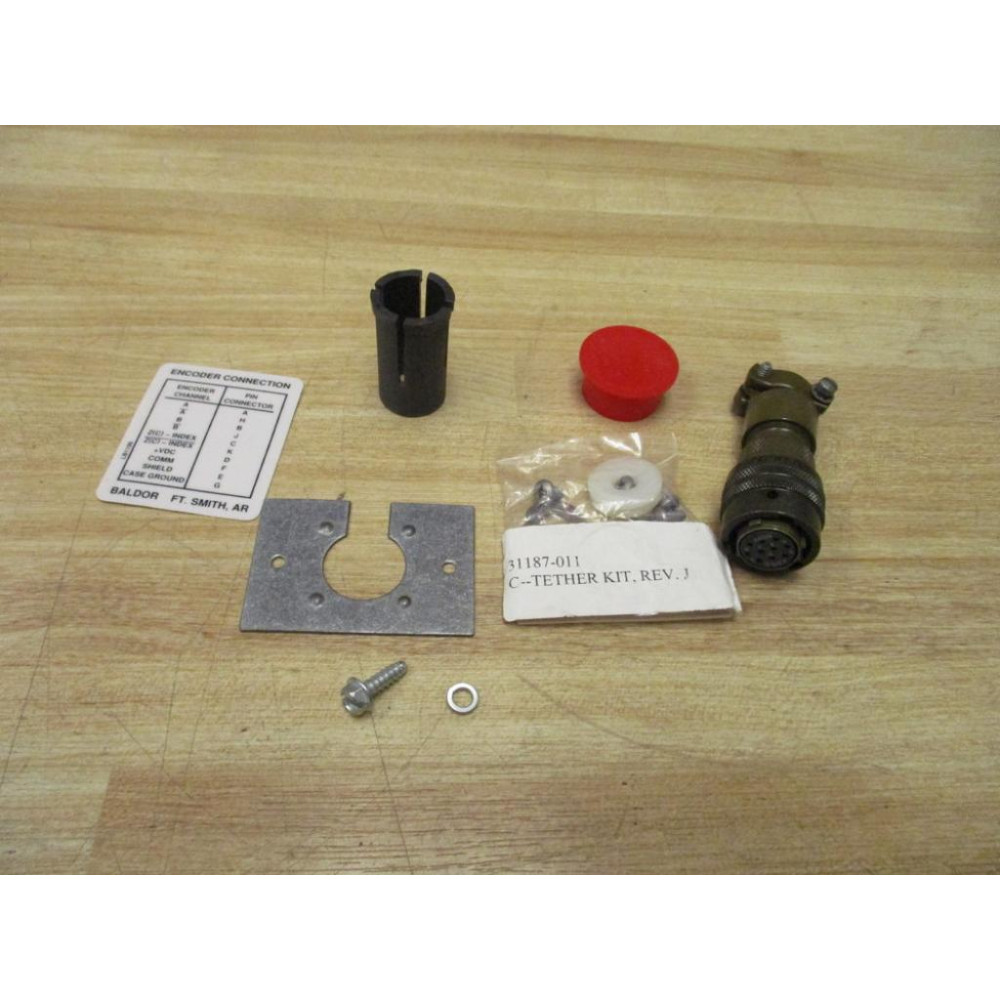 AMCC MS3116J12-10S Circular Connector MS3116J1210S W C-Tether Kit & Hardware - New No Box