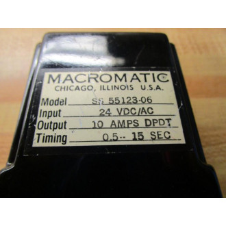 Macromatic SS 55123-06 Relay SS5512306 - New No Box