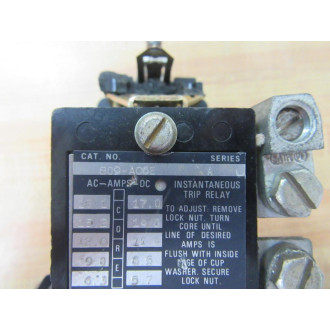 Allen Bradley 809-A06E Instantaneous Trip Relay Broken Contact - Parts Only