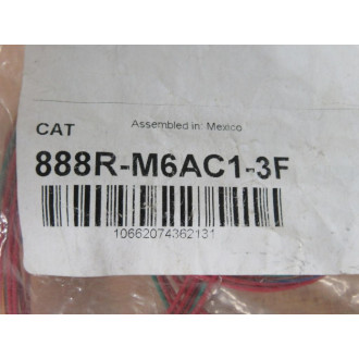 Allen Bradley 888R-M6AC1-3F Receptacle 888RM6AC13F