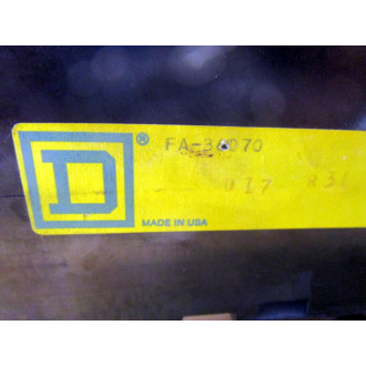 Square D FA-30070 Circuit Breaker FA30070 - Used