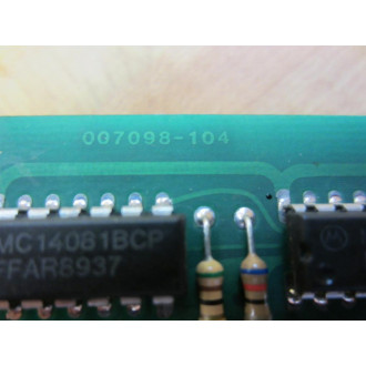 007098-104 Circuit Board Assy 007098104 - Used