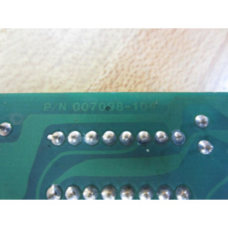 007098-104 Circuit Board Assy 007098104 - Used