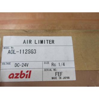Taco Tokyo Automation AOL-112SG3 Air Limiter A0L-112SG3