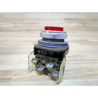 Allen Bradley 800T-B6A Push Button 800TB6A Red Ser N
