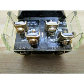 Allen Bradley 800T-B6A Push Button 800TB6A Red Ser N
