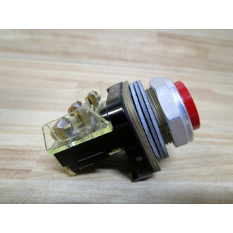 Allen Bradley 800T-B6A Push Button 800TB6A Red Ser N