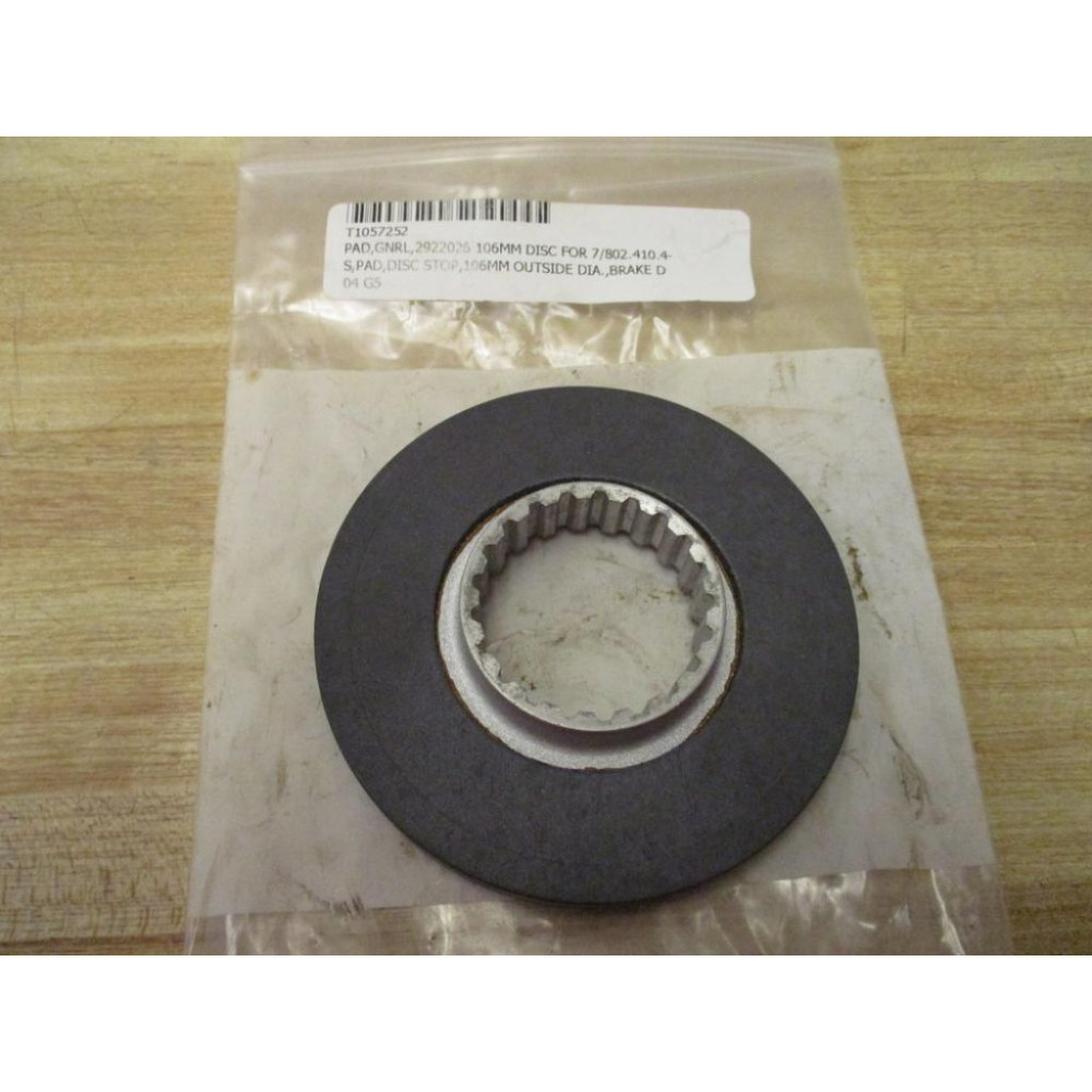 Mayr T1057252 Brake Pad Disc 2922026 - New No Box