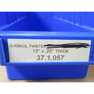Fenner Drives 5020709 Plastic C Hook WTwisted O-Ring (Pack of 37)