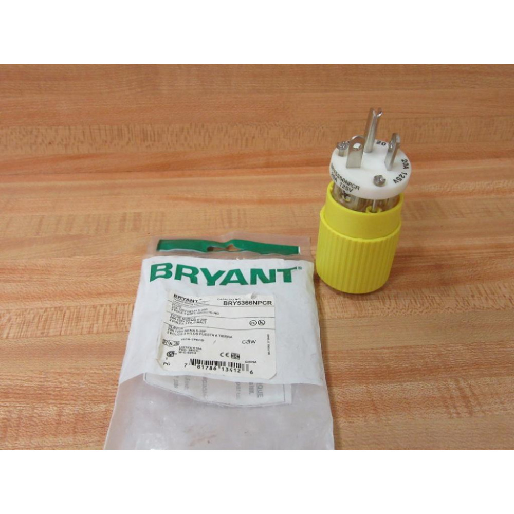Bryant BRY5366NPCR Hubbell Plug
