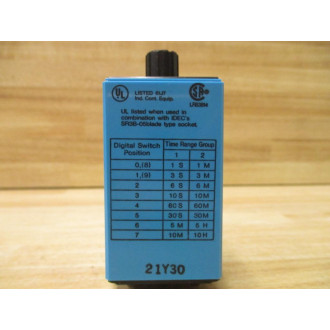 IDEC RTE-B21 Electronic Timer Relay RTEB21 120 VAC - New No Box