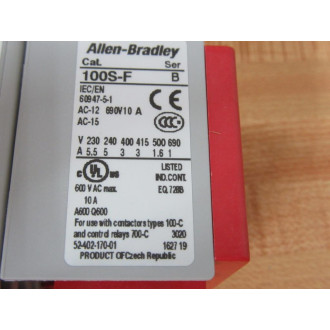 Allen Bradley 100S-C16D32C Safety Contactor 100SC16D32C