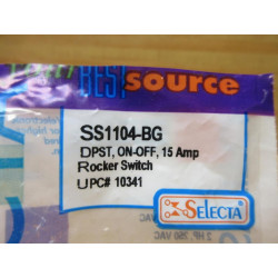 Carling Switch SS1104-BG Selecta Rocker Switch 0418