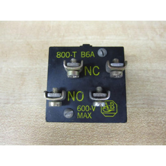 Allen Bradley 800T-B6A Contact 800TB6A - New No Box