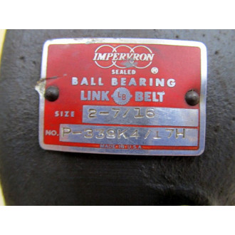 Impervron P-339K417H Pillow Block Ball Bearing - New No Box